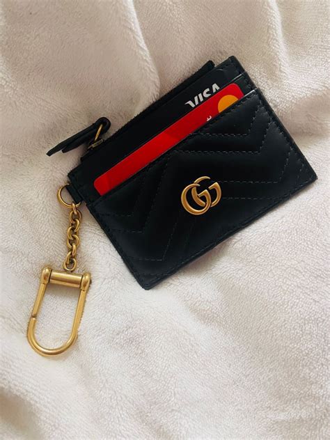 gg marmont keychain wallet|gucci wallet on chain review.